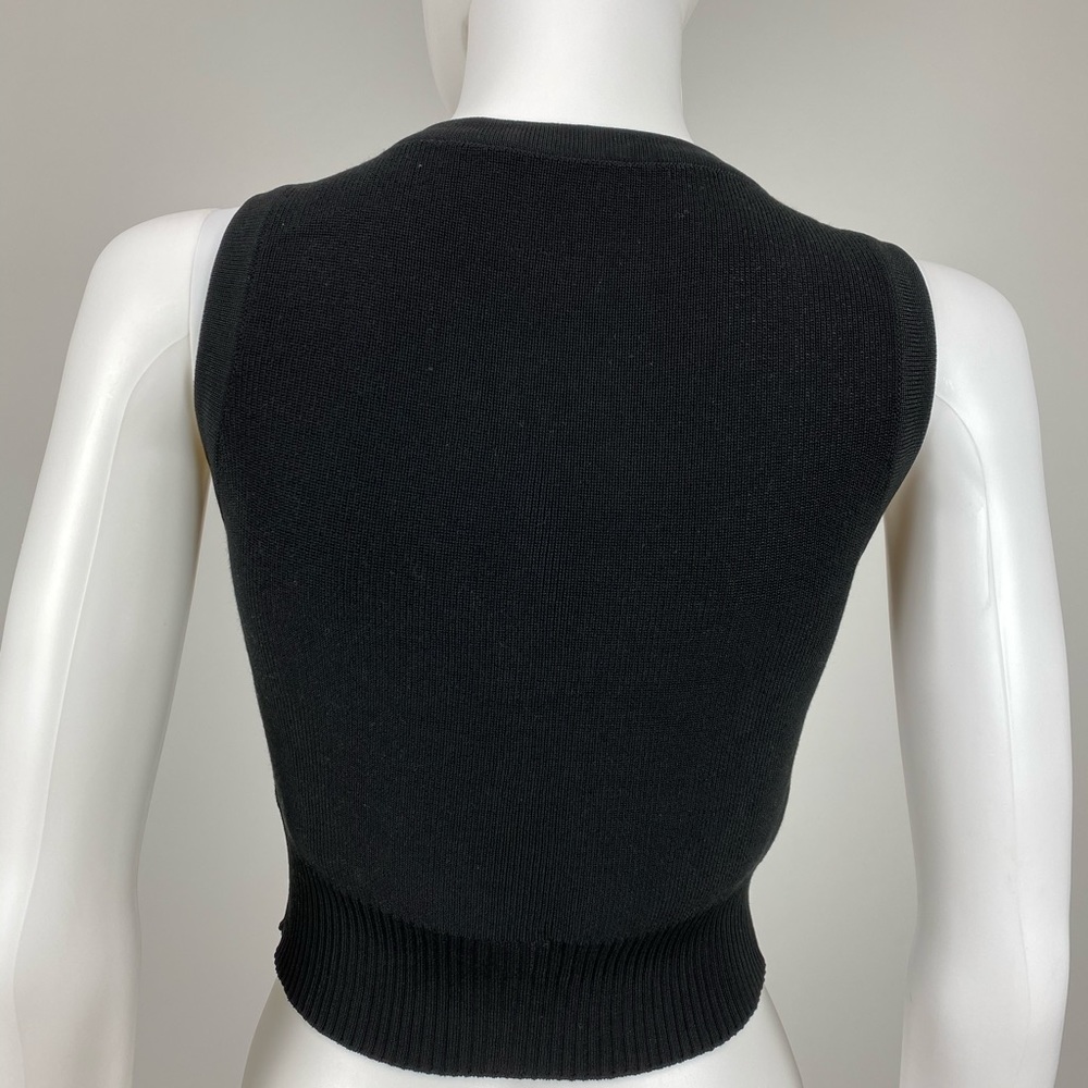 Chanel Ribbed Crop Top - Picture 3 of 6